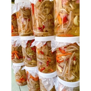 Hủ 1kg Tai heo ngâm giấm không chất bảo quản
