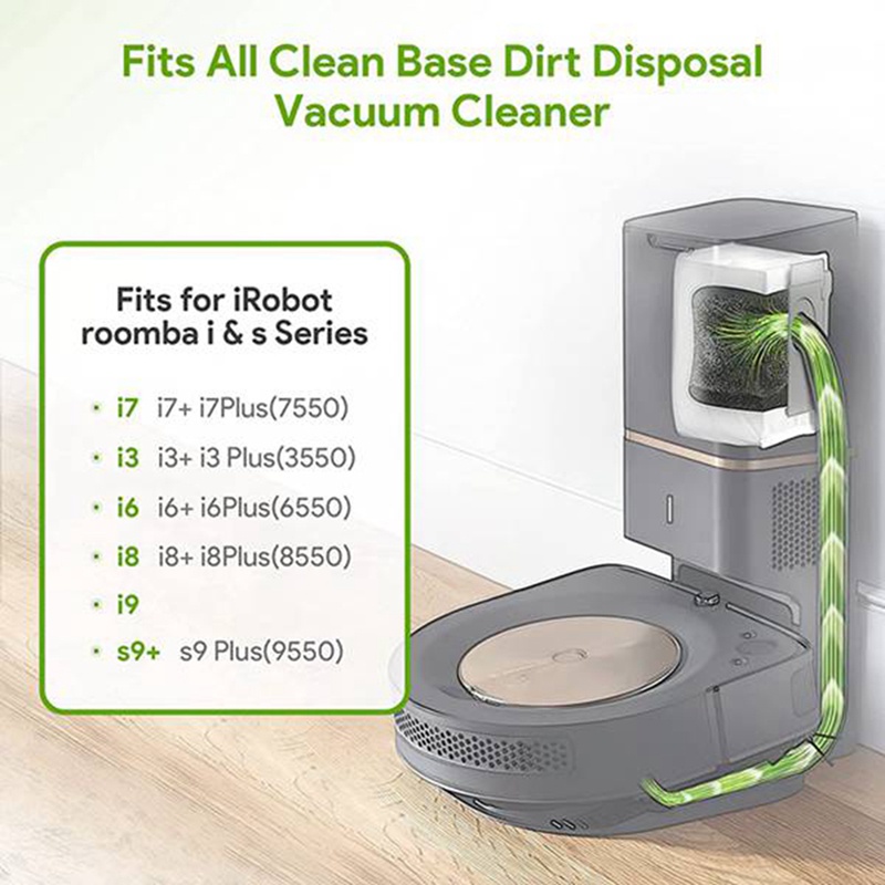 Túi Đựng Bụi Thay Thế Cho Robot Hút Bụi IRobot Roomba S9 + S9 S9 Plus