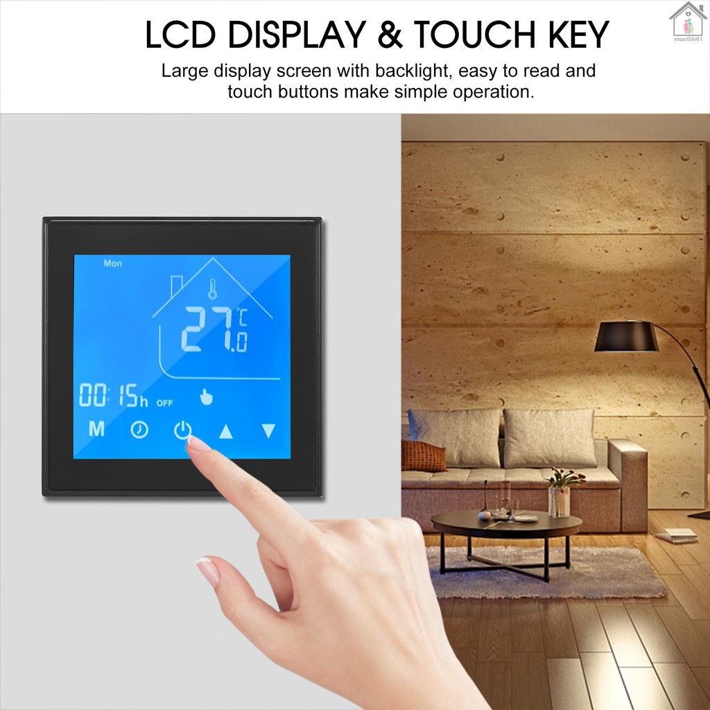 Bộ Điều Khiển Nhiệt Độ Có Màn Hình Lcd Chuyên Dụng Cho Hộ Gia Đình