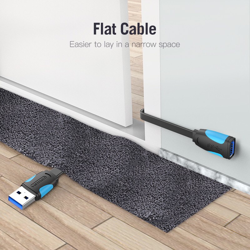 Dây nối dài usb 3.0 Vention VASA13 độ dài 0,5m 1m 1,5m 2m 3m