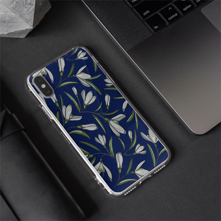 Vỏ ốp ĐT đẹp hoa nhài trắng TG Case Hàng cao cấp cho các loại Iphone PAT20210190