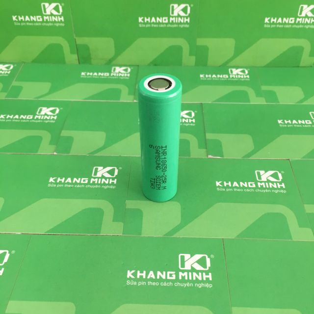 Pin Samsung INR18650-25R, dòng xả 20A, dung lượng 2500mAh.