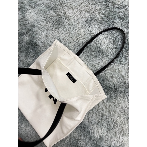 Túi Tote N.Y Basic ( White - xuất dư )