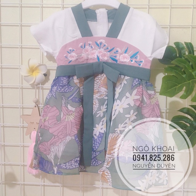 [Ảnh thật] Váy Hanbok cách tân cho bé