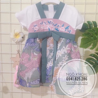 [Ảnh thật] Váy Hanbok cách tân cho bé
