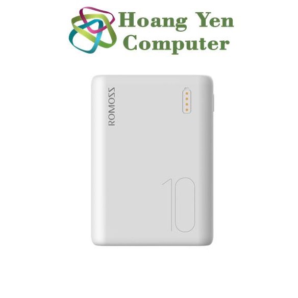 Sạc Dự Phòng Romoss Simple 10 Mini 10000Mah Siêu Nhỏ 3 Cổng Sạc Vào - BH 1 Năm - Hoàng Yến Computer