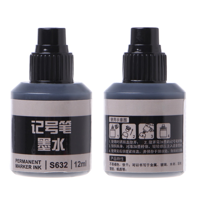 12ml Waterproof Instantly Dry Graffiti Paint Pen Oil Ink Refill For Marker Pens