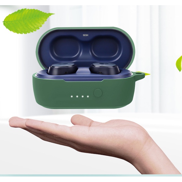 Vỏ Bảo Vệ Hộp Sạc Tai Nghe Airpod Bằng Silicon Họa Tiết Hoạt Hình Skullcandy Sesh EVO Chống Rơi