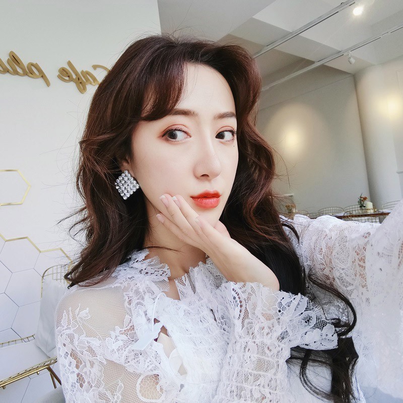 Bông tai / khuyên tai thời trang có hộp túi tặng kèm