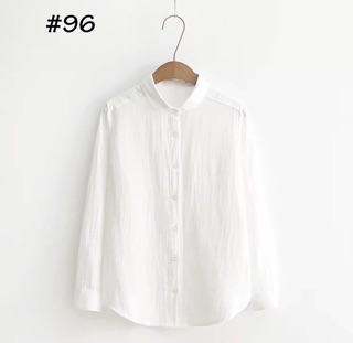 Sơmi Oversize cổ sen (hình thật sản phẩm)