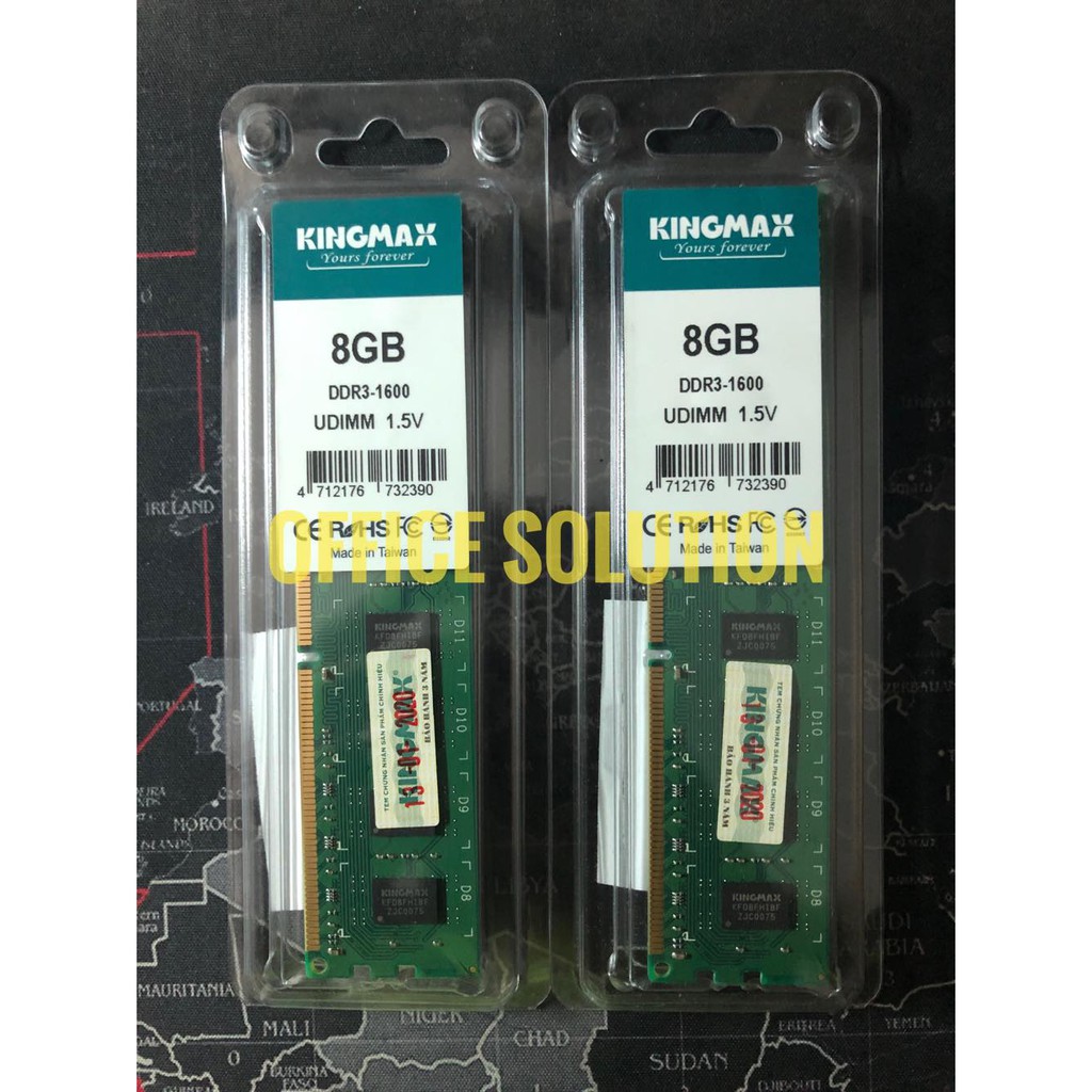 RAM PC Kingmax 8GB 1600 DDR3 - Hàng Chính Hãng