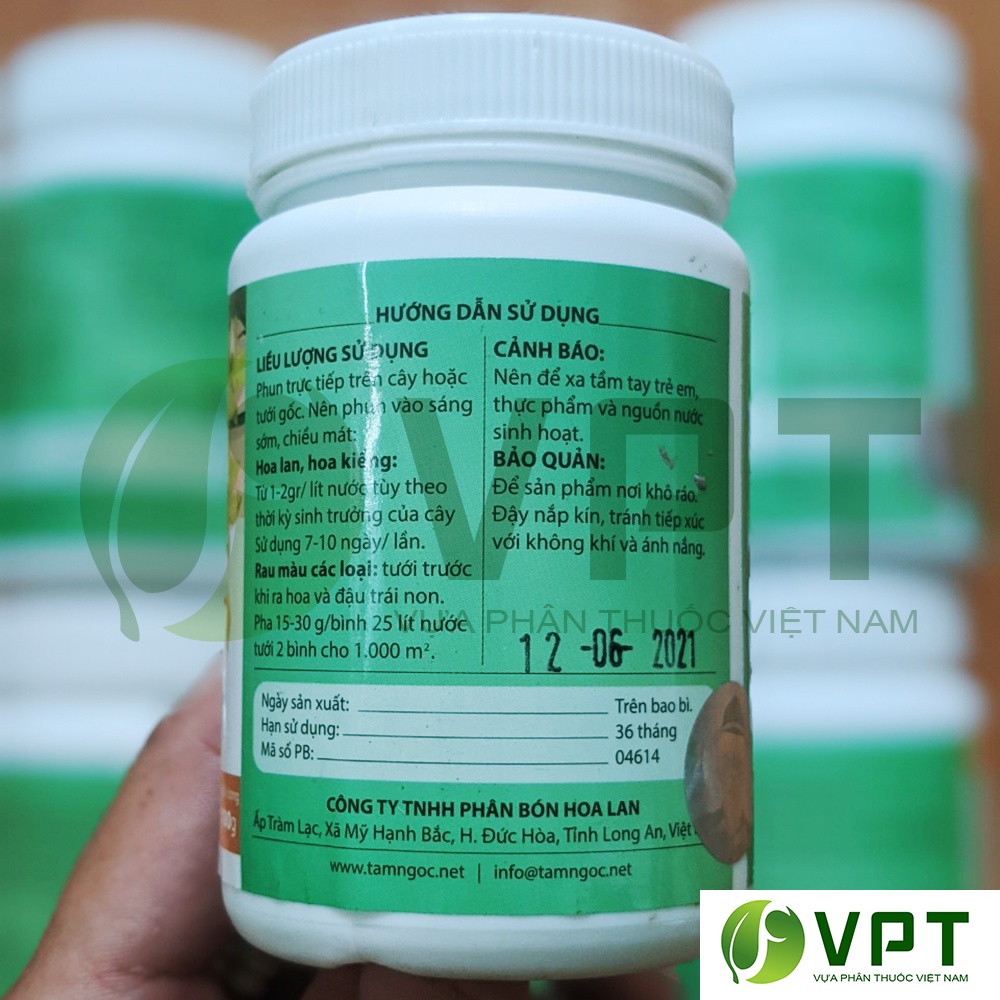 Phân bón NPK 20-20-20 Tám Ngọc NPK TN 222 Hũ 100g – Giúp cây tăng trưởng đột biến