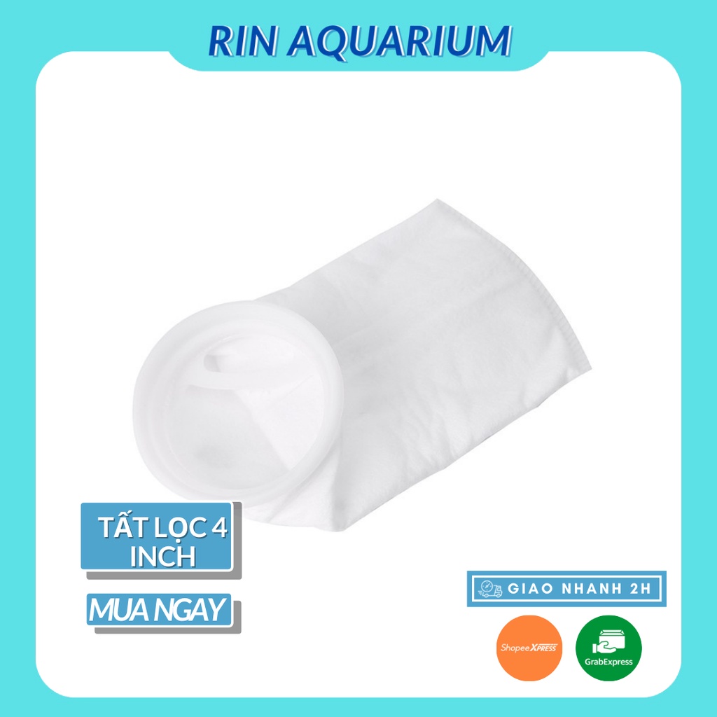 Tất lưới lọc thô 4 inch cho bể cá cảnh biển