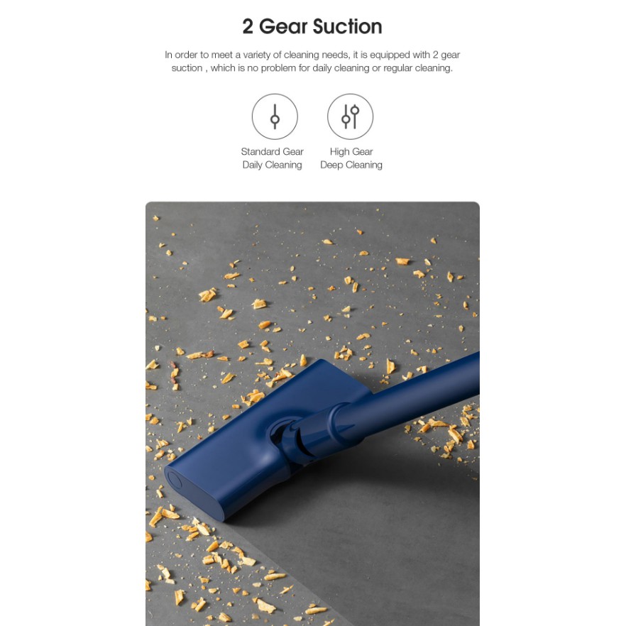 Máy hút bụi cầm tay gia đình cao cấp Deerma DEM DX1000 - Lực hút siêu mạnh 16000Pa