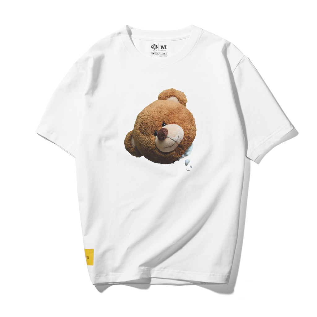 [Mã FAMALLT5 giảm 15% đơn 150K] Áo thun tay lỡ Teddy SGES form rộng cá tính unisex