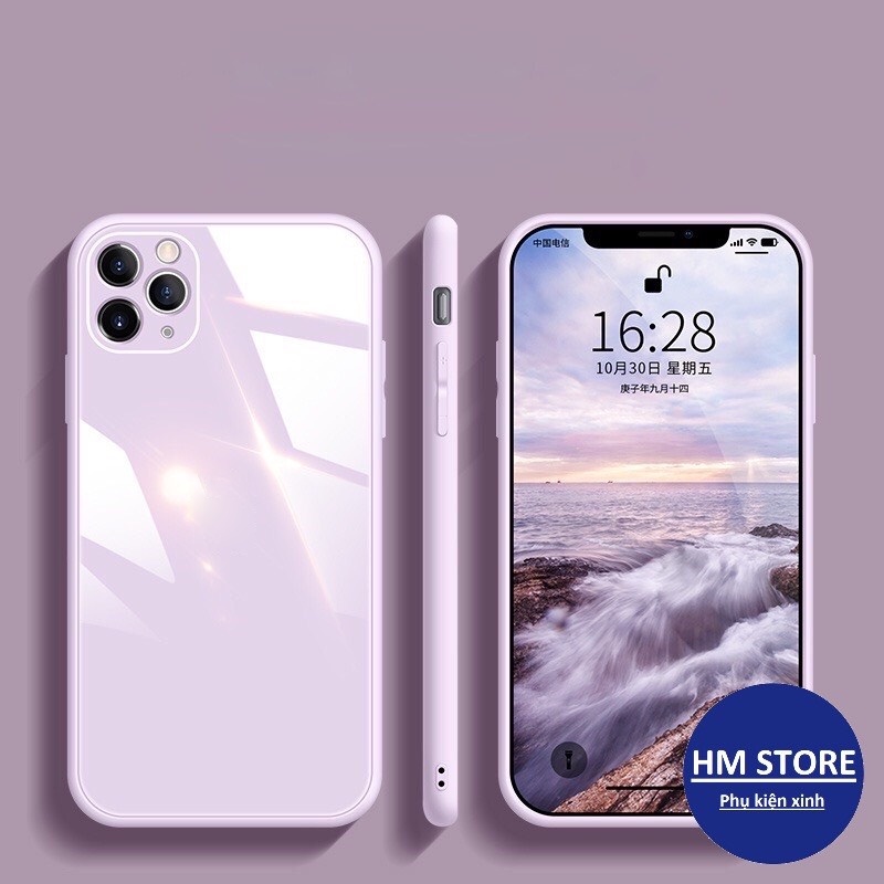Ốp Lưng iphone tráng gương Logo Táo chống sốc 5/5s/6/6plus/6s/6splus/7/7plus/8/8plus/x/xr/xs/11/12/pro/max/plus/promax