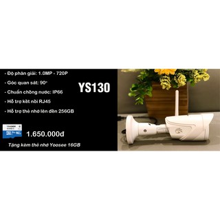 Camera không dây Yoosee ngoài trời YS130