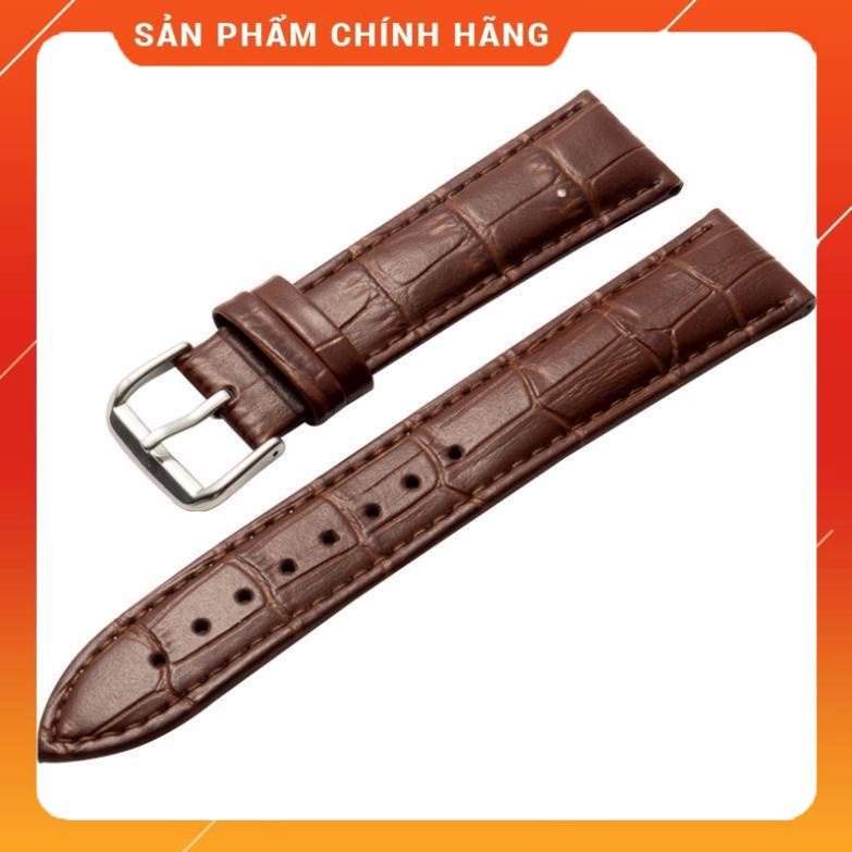BỀN ĐẸP - Dây da đồng hồ nam,nữ chính hãng chống thấm nước,dây da mềm,đủ màu - Đủ size 12/14/16/18/20/22/24