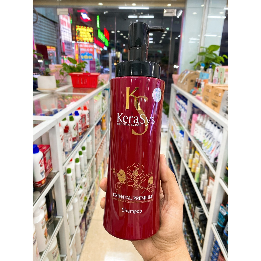 Dầu Gội - Dầu Xả Thảo Dược Phục Hồi Tóc Hư Tổn Kerasys Oriental Premium Hàn Quốc 600ml