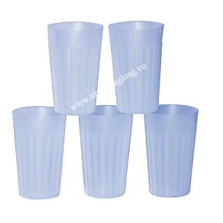 Set 10 cốc nhựa trắng uống bia, uống nước mía