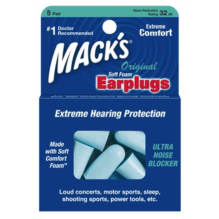 Đôi Nút Bịt Tai Chống Ồn Mack's Ultra Soft Foam
