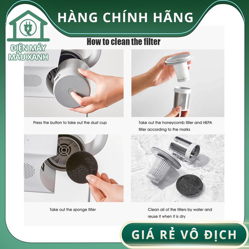 Máy Hút Bụi Diệt Khuẩn UV Xiaomi Mijia Mite Removal 12000Pa | BigBuy360 - bigbuy360.vn