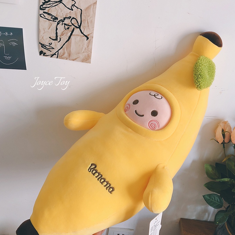 ✨120cm Cute Fruits Banana Plush Stuffed Toys Soft Banana Pillow Cushion for Home Bed Decor Funny Baby Kids Birthday Gifts