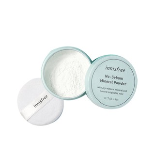 Phấn Phủ Bột Kiềm Dầu Innisfree No Sebum Mineral Powder 5g