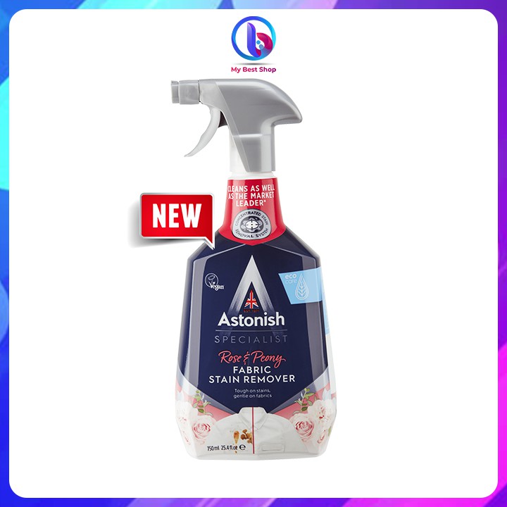 Xịt tẩy cổ áo và các vết bẩn trên vải Astonish C6910, 750ml, Thương hiệu Anh Quốc - infomybestshop