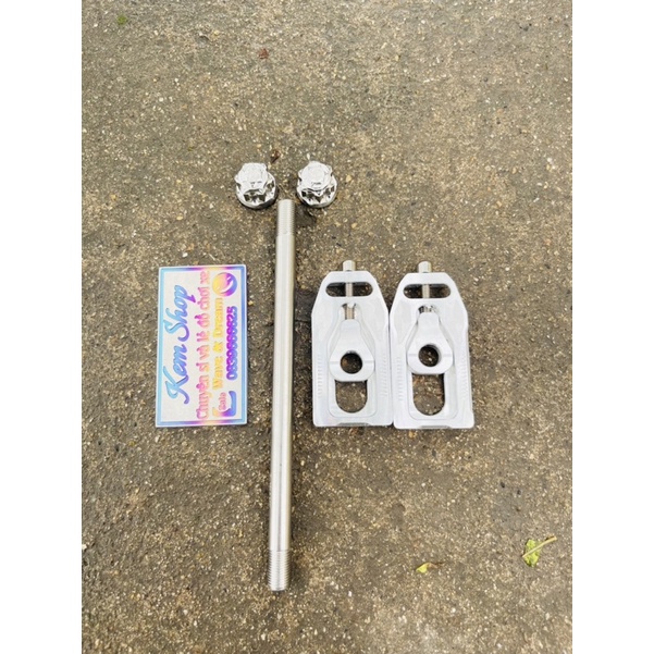 Combo Pát Tăng Sên CNC Kèm [ Trục ] Tán Salaya Wave 50/100/110