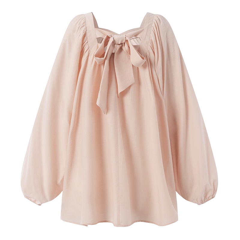 Áo Zanzea tay dài thắt nơ sau lưng thời trang dành cho nữ