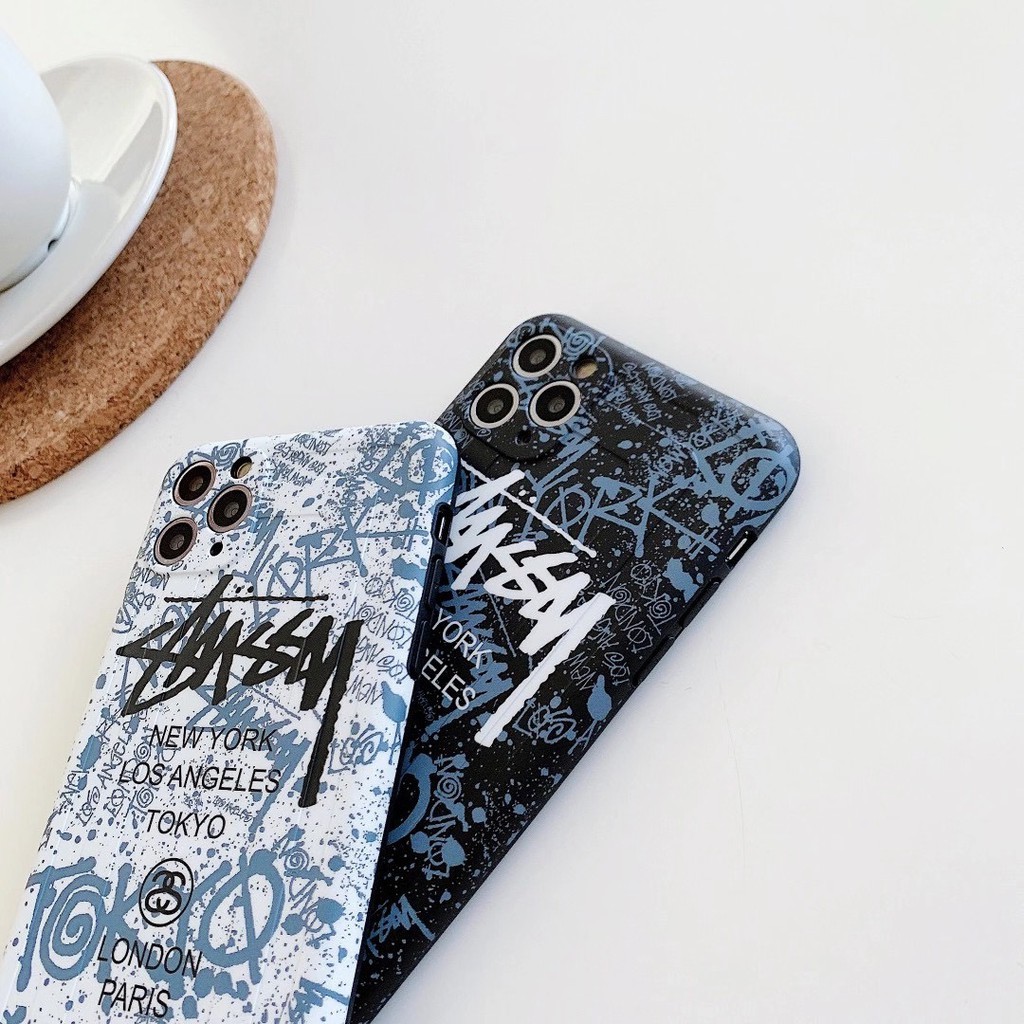 Ốp Điện Thoại In Hình Nhãn Hiệu Stussy Cho Iphone12 12promax Iphone11 Xr 7 / 8plus