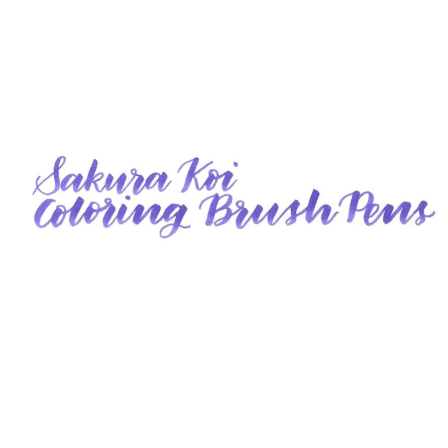 Bút lông đầu cọ viết calligraphy Sakura Koi Coloring Brush Pen – Màu tím (Lavender)