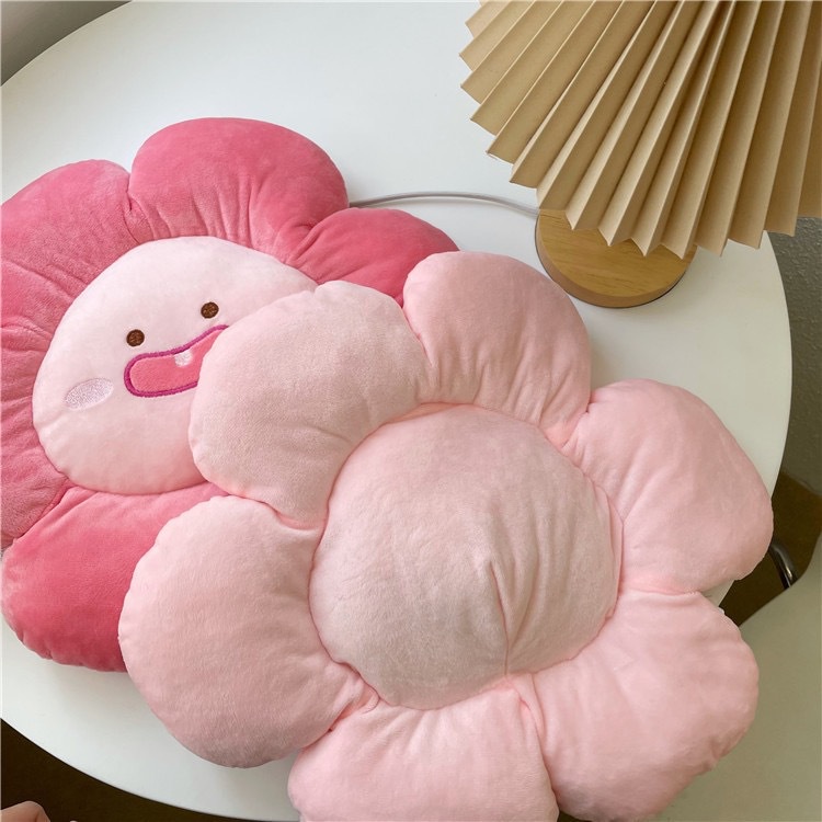 Gối tựa nhồi bông hình bông hoa đáng yêu thời trang làm quà tặng sinh nhật