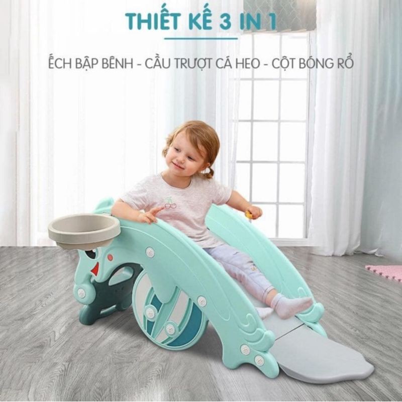 CẦU TRƯỢT VỊT/GẤU/THÁP CHO BÉ