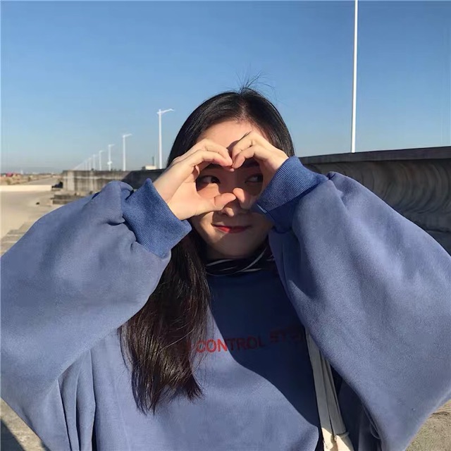 (có sẵn xanh nhat XL) ORDER ÁO SWEATER NỈ BÔNG FORM RỘNG ULZZANG( có ảnh thật) | BigBuy360 - bigbuy360.vn