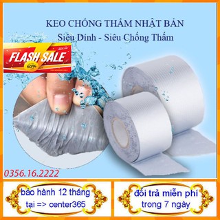 Combo băng keo chống thấm nhật + băng keo trong 2 mặt