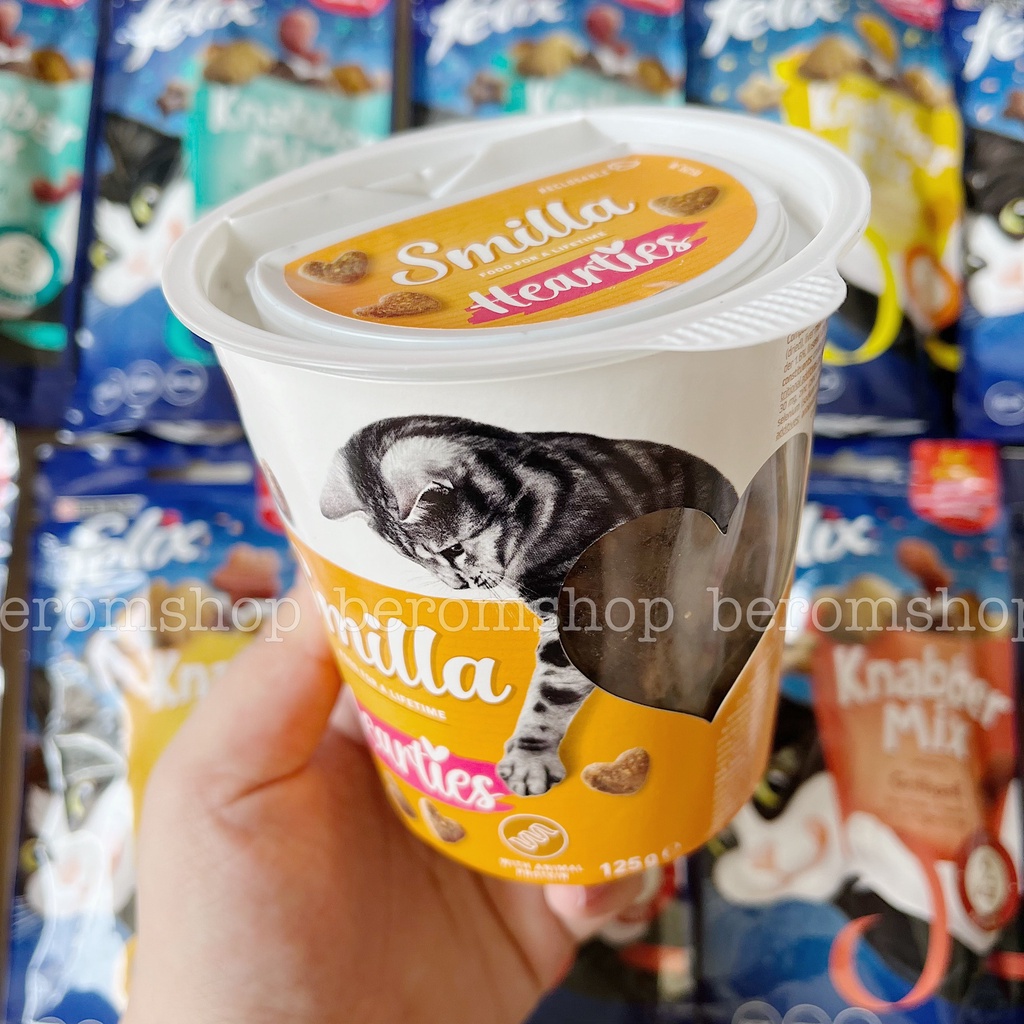 BÁNH THƯỞNG CHO MÈO SMILLA 125G 4 VỊ NHẬP ĐỨC GIÁ CỰC RẺ