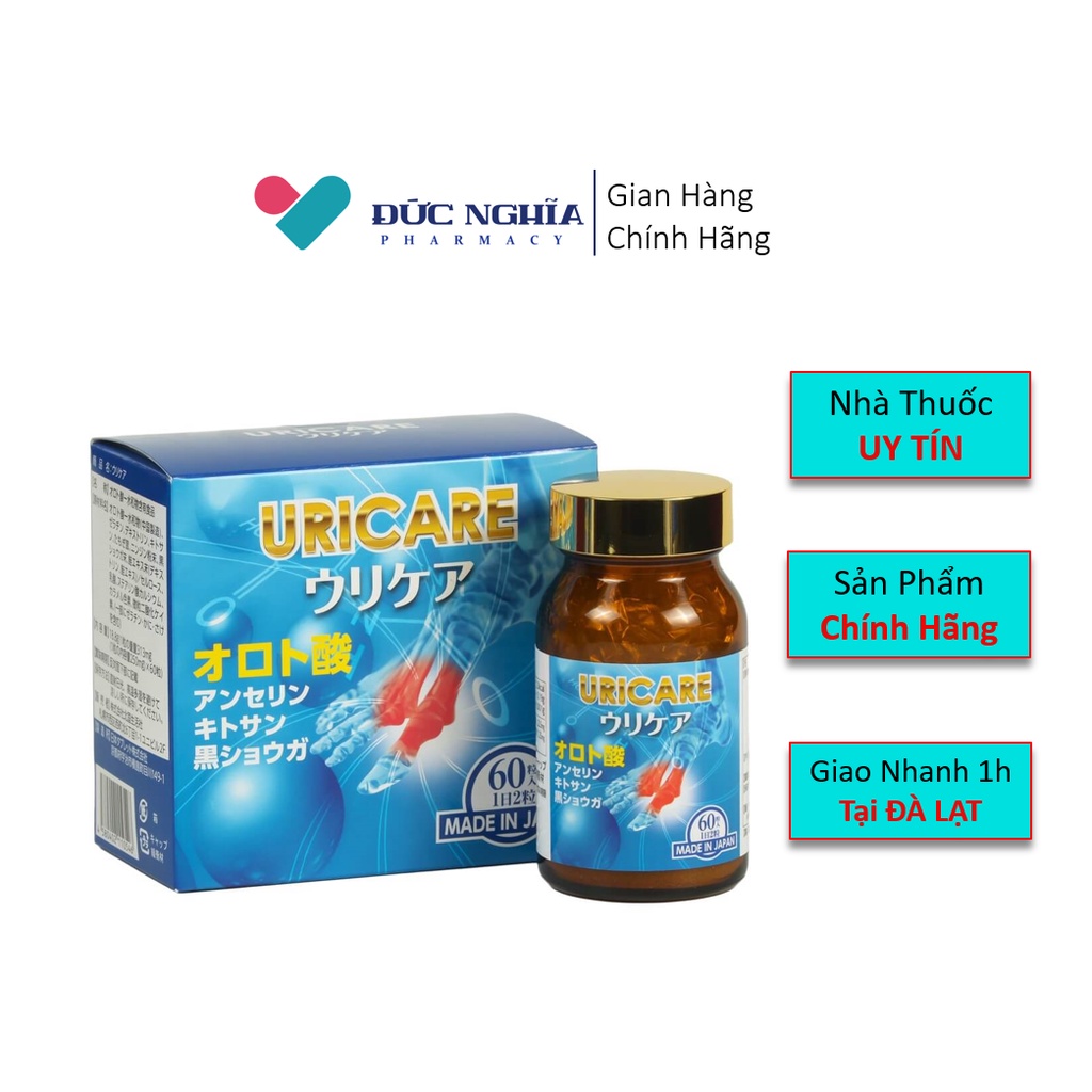 Viên Uống Uricare Jpanwell Hỗ Trợ Giảm Đau Do Gout