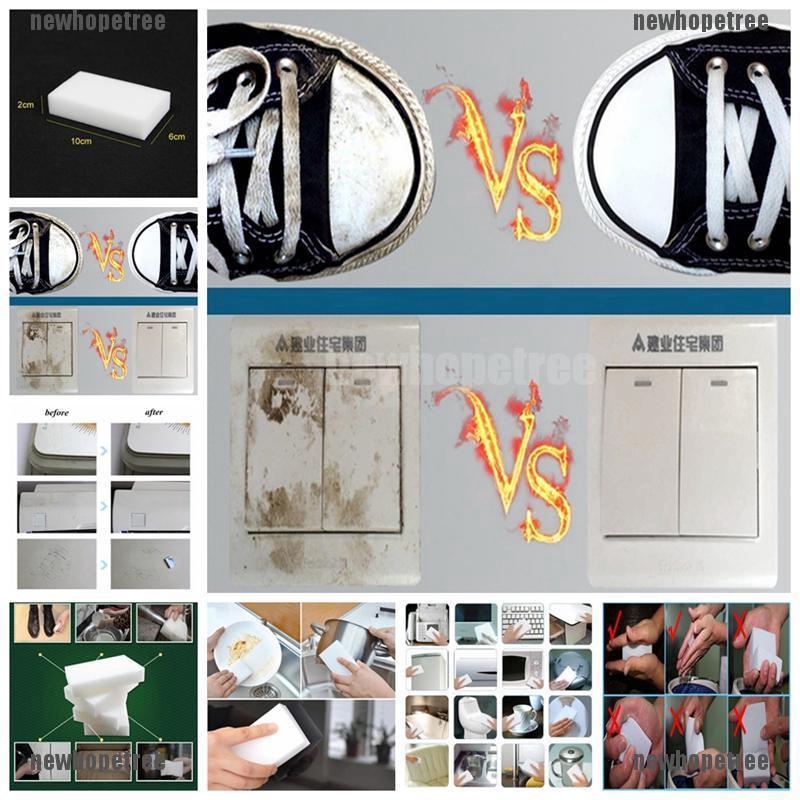 Bọt biển màu trắng dùng lau chùi