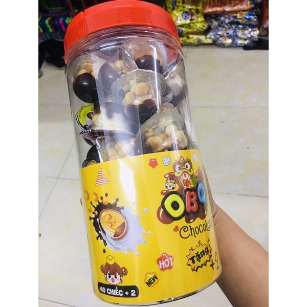 Bánh quy socola OBQ lọ 42 cốc