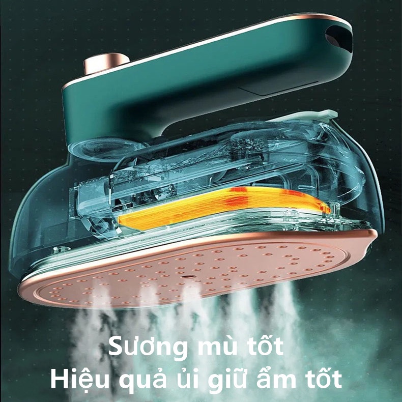 Bàn Là Hơi Nước Mini Cầm Tay Nhỏ Gọn Dễ Dàng Mang Theo