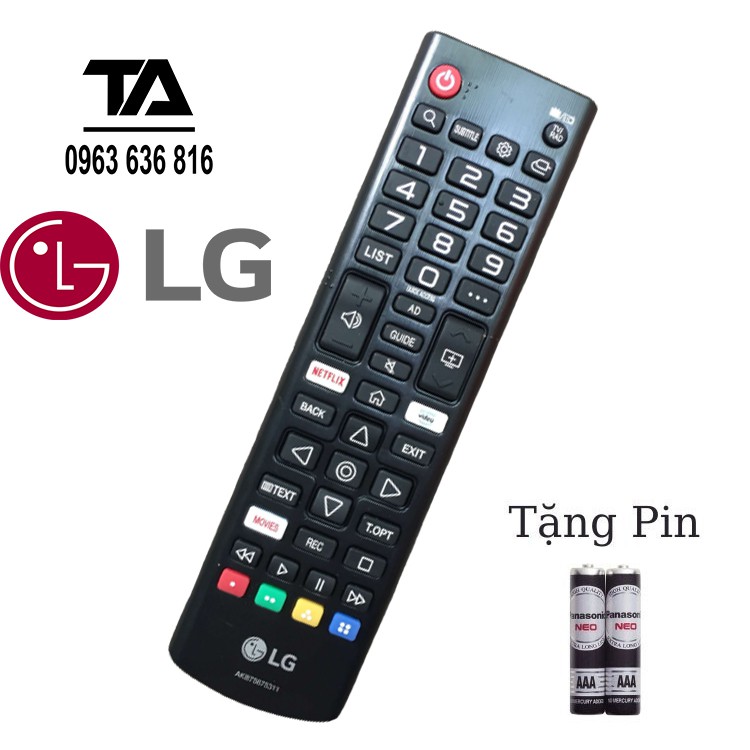 [FREESHIP 50K] Remote tivi LG ✔ Điều khiển tivi LG 2020 AKB75675311 dùng cho tất cả các đời TV LG - CHÍNH HÃNG