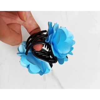 Kẹp càng cua 5 răng hoa lụa trơn