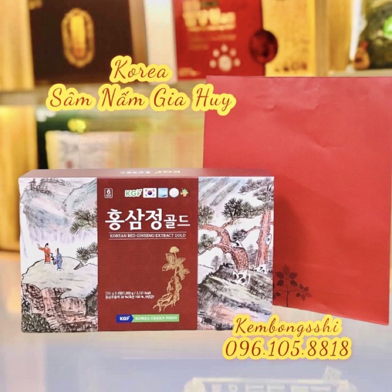 [HÀNG MỚI] Cao Sâm Núi Cao Cấp KGF Hàn Quốc Hộp 4 lọ x 250gr