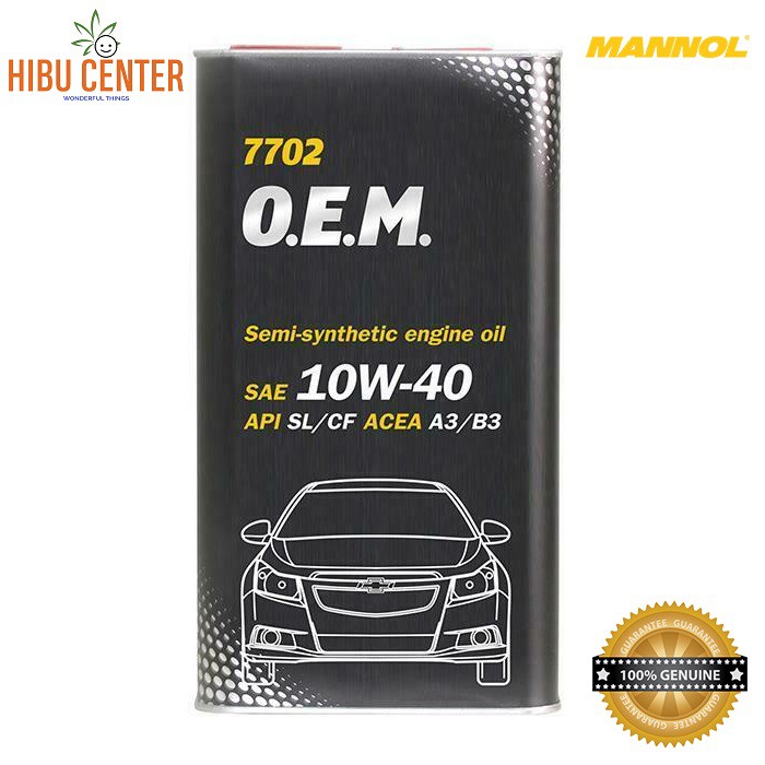 Nhớt MANNOL 10W-40 SL/CF O.E.M Cho Xe Chevrolet, Opel 7702 – 4L Hàng Đức Cao Cấp Chính Hãng – HIBUCENTER