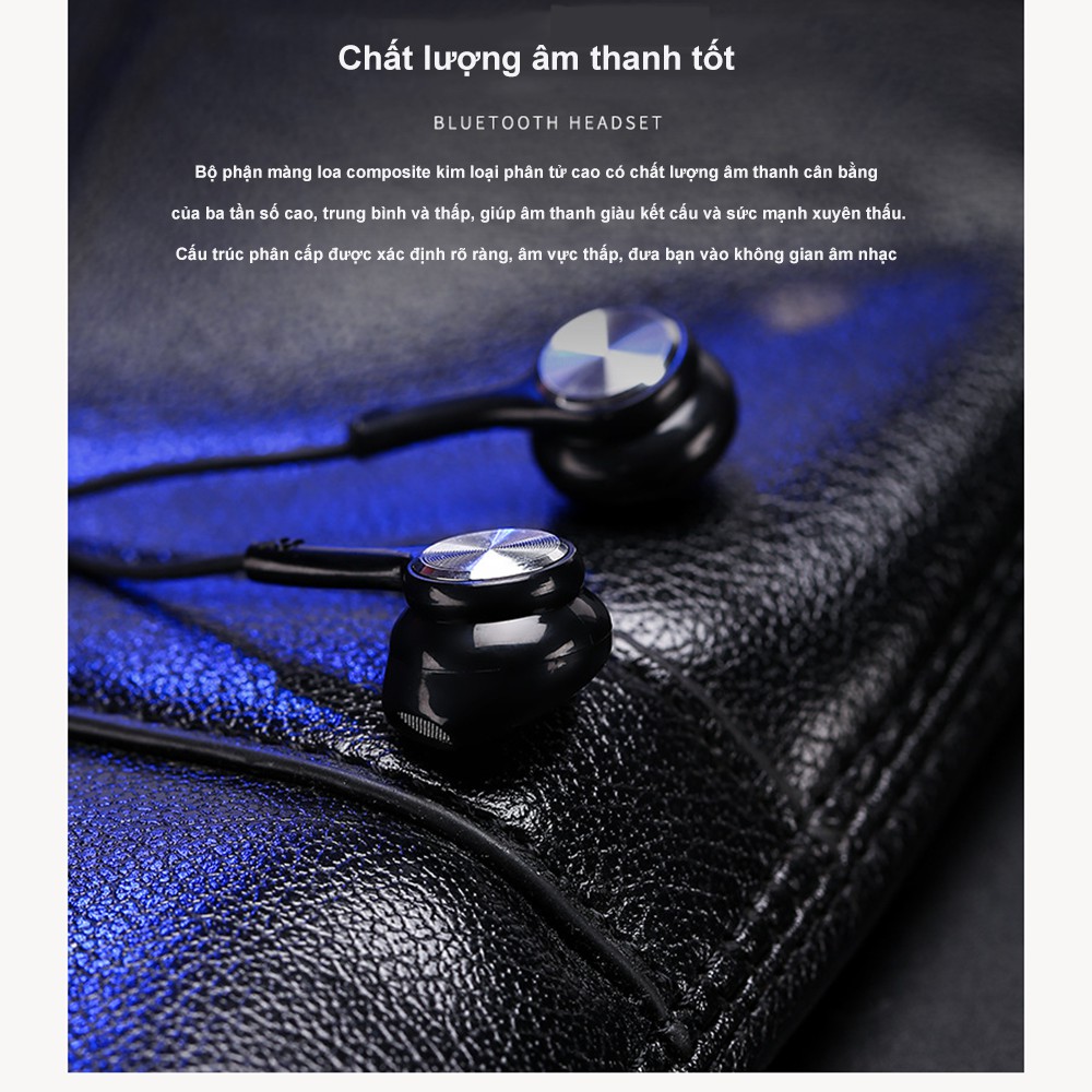 Tai nghe thể thao Bluetooth -Tai nghe choàng cổ âm thanh nỗi kép