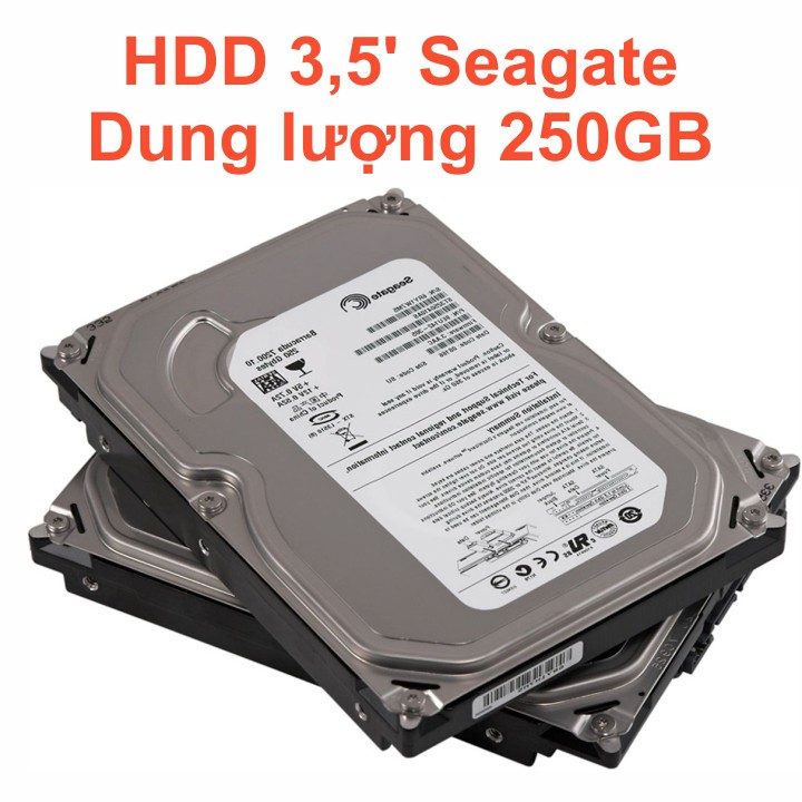 Ổ cứng PC Seagate 250GB size 3,5” – Chính Hãng – Mới 99% tháo từ máy đồng bộ nhập khẩu – Bảo hành 12 tháng