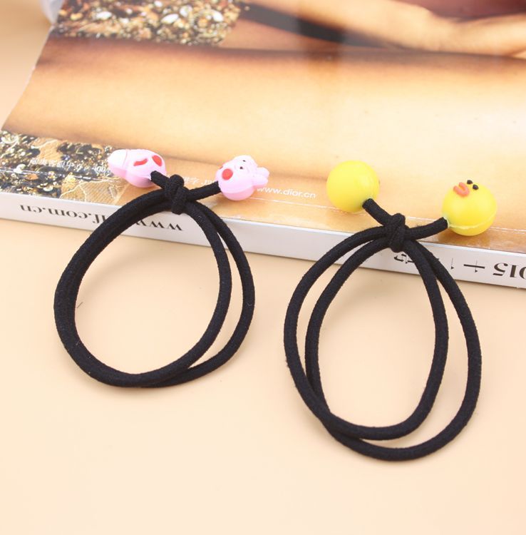 Băng đô hoạt hình thỏ Dây buộc tóc hình gấu phong cách Hàn Quốc dễ thương
