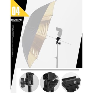 Khớp Nối Đèn Flash Có Khe Cắm Dù HL Studio
